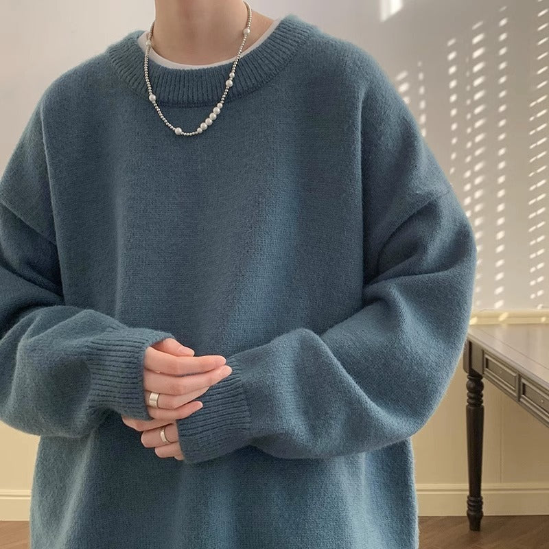 Sweater Men's Autumn And Winter New Loose And Lazy Style High Sense