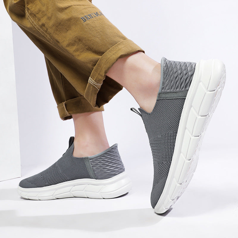 Flyknit Breathable And Comfortable Couple Style One Step Casual Sports Shoes Large