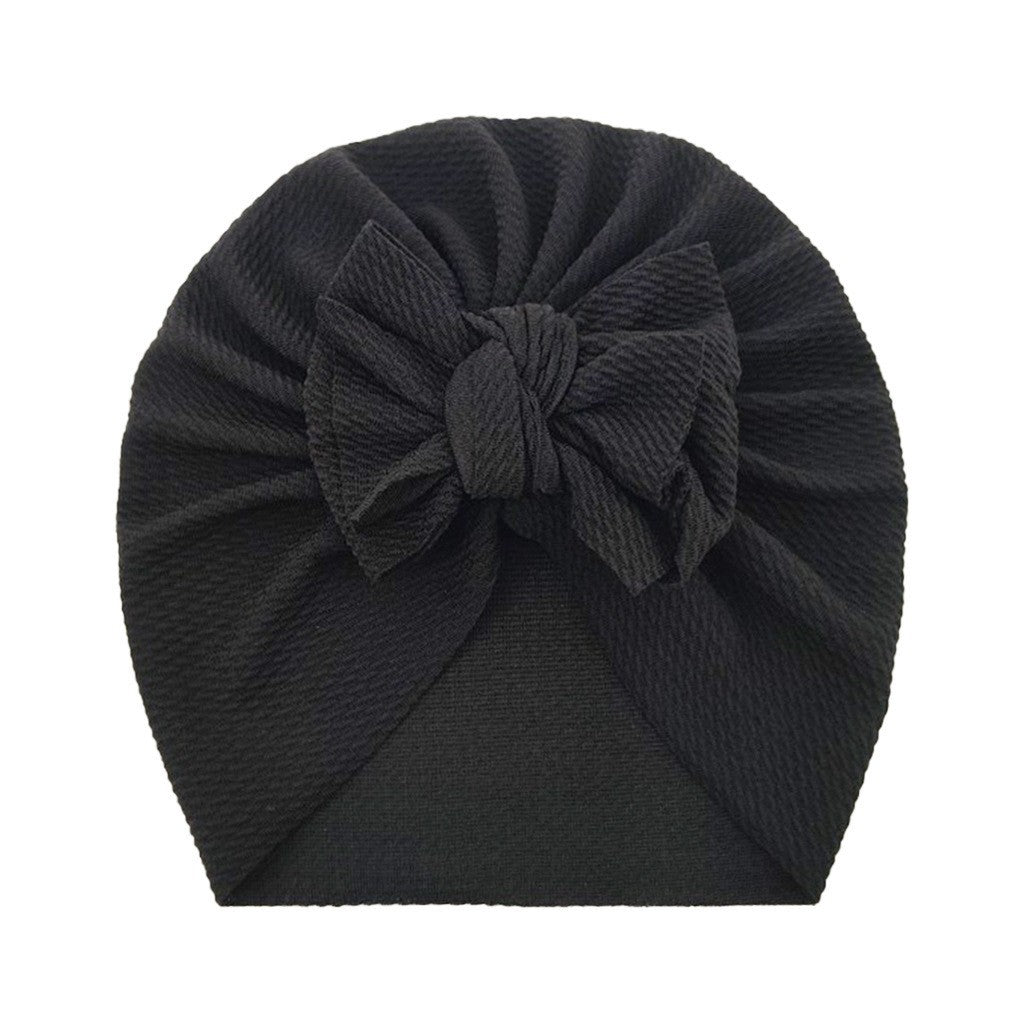 European And American Children's Cute Warm Tire Hat With Bow