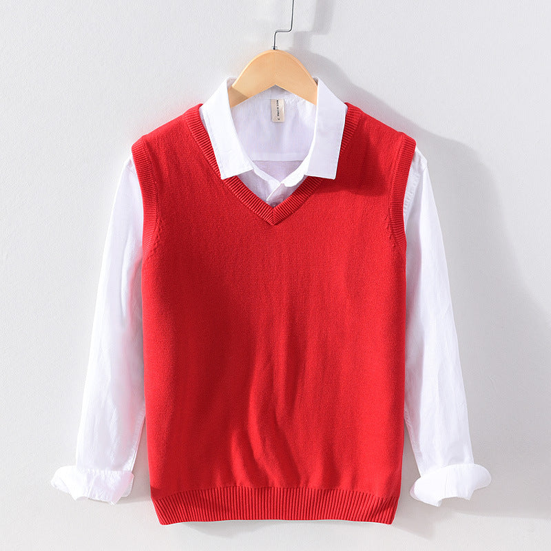 Men's Vest Business Casual V Neck