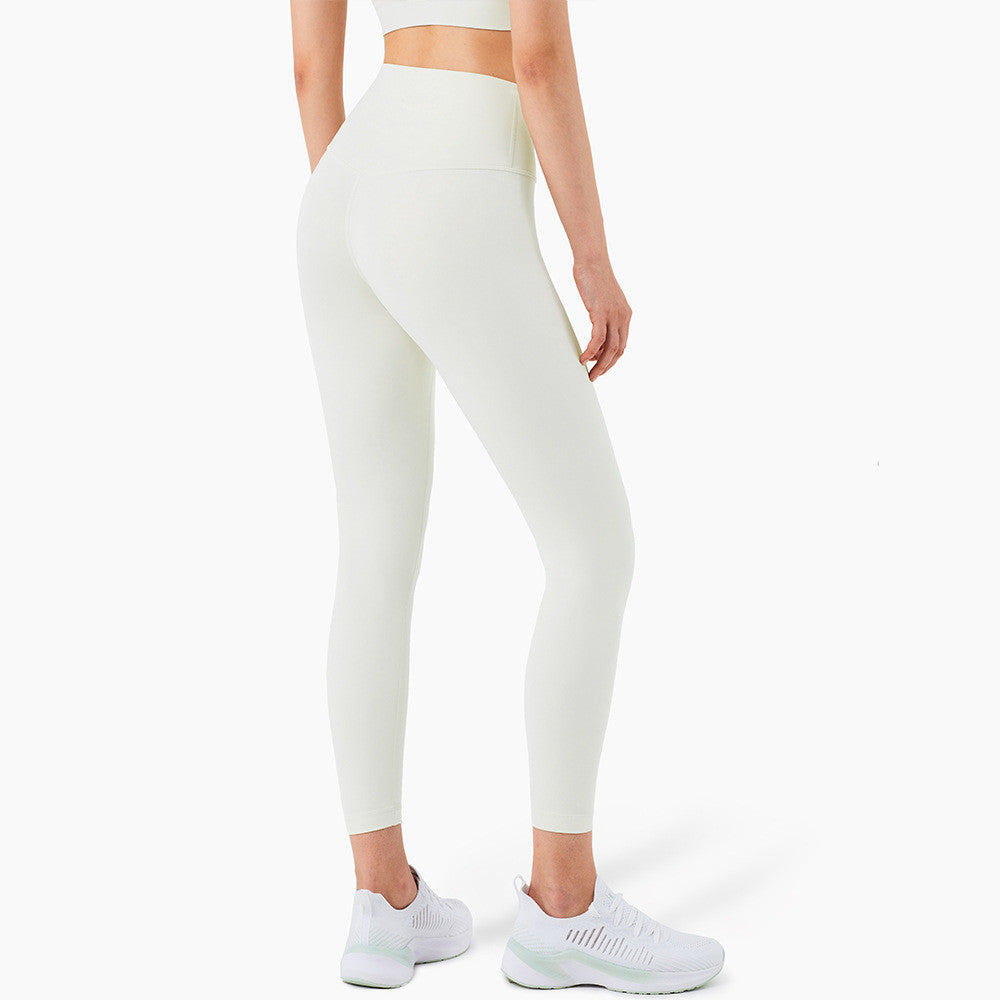 Yoga Pants Skin-friendly Nude High-waisted Peach Hip-lifting Tights Fitness Pants Women