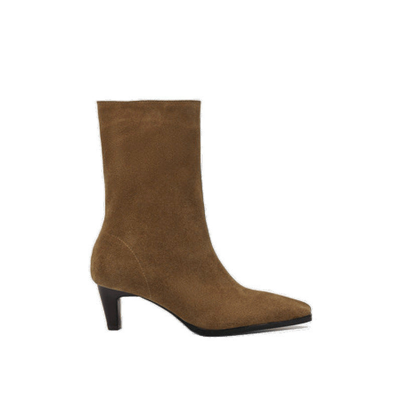 Special Interest Light Luxury Handmade Female Retro Boots