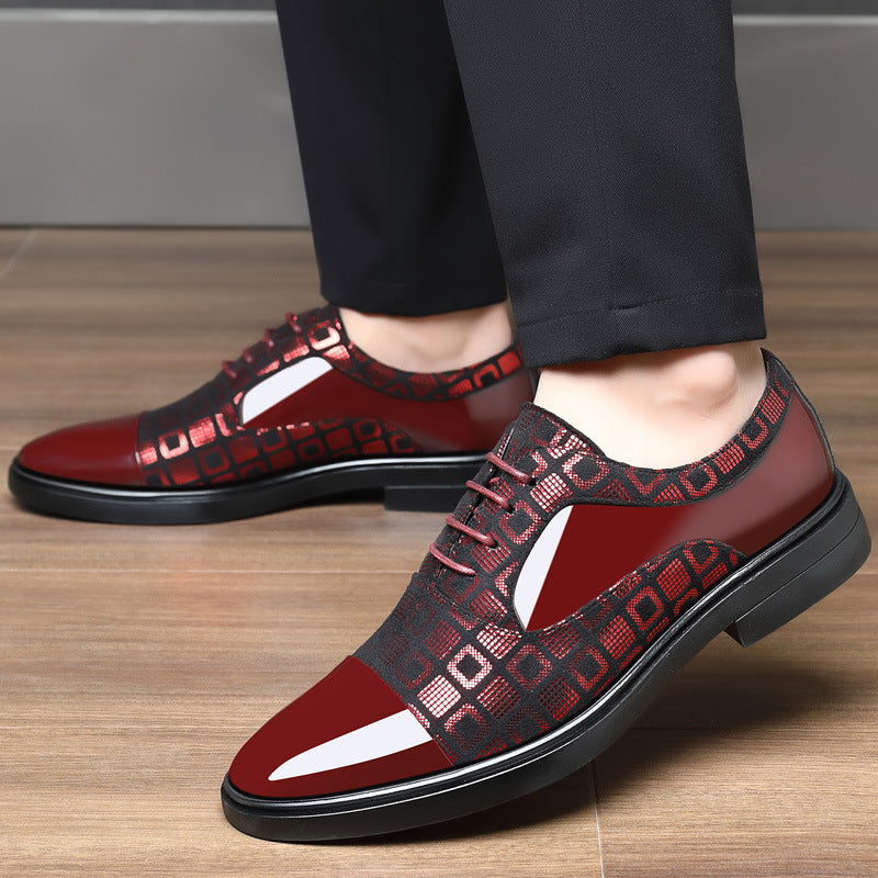 Men's Versatile Spring And Autumn Business Leather Shoes