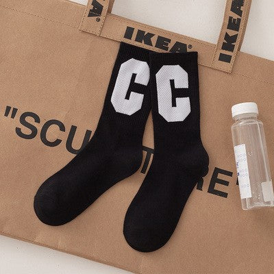 Socks Women's Big Love Medium Tube Macaron Color