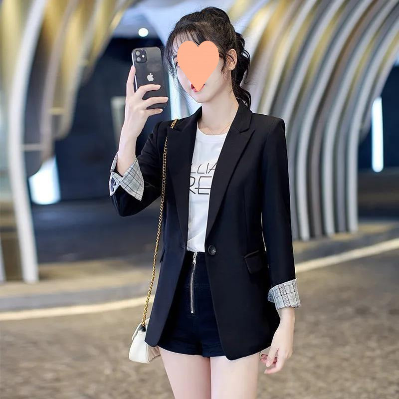 Black Small Business Suit Coat For Women
