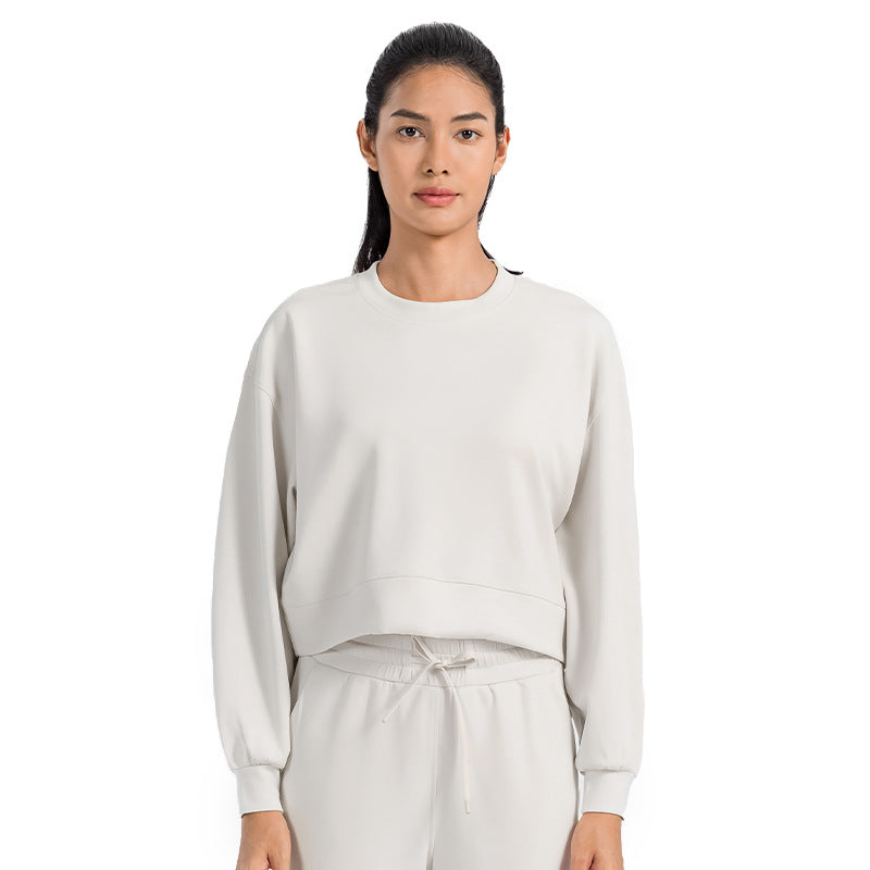 Soft Glutinous Liquid Air Layer Leisure Sports Sweater