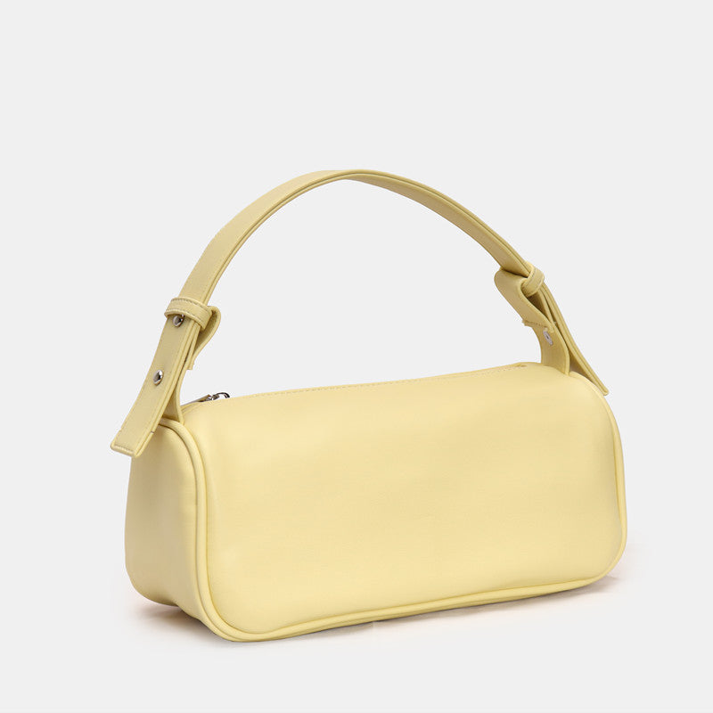 Candy Color Portable Hand Bag Zipper Dumpling Bag One-shoulder Diagonal Bag
