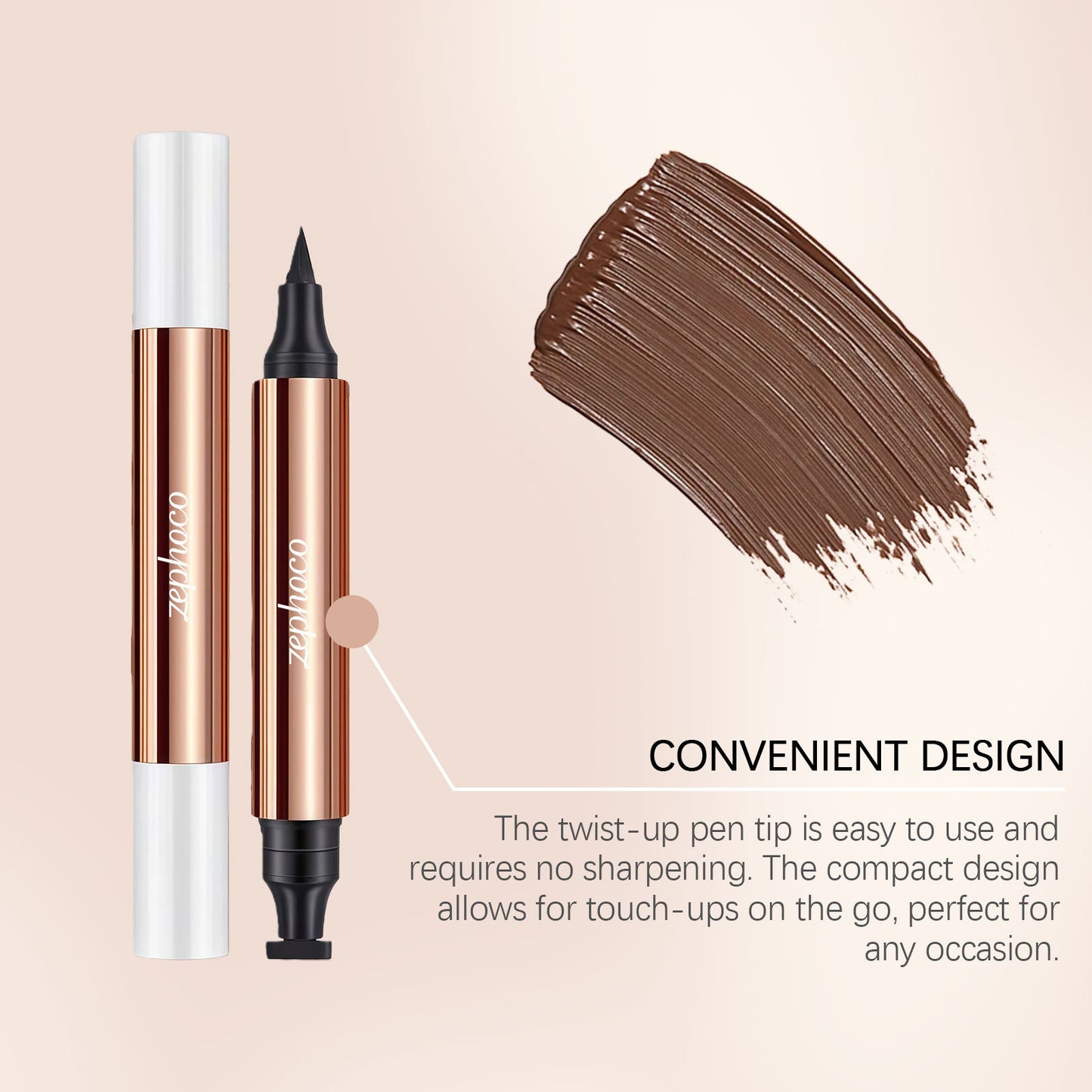 Silky Tip For Precise Eye Makeup A Dual Ended Eyeliner