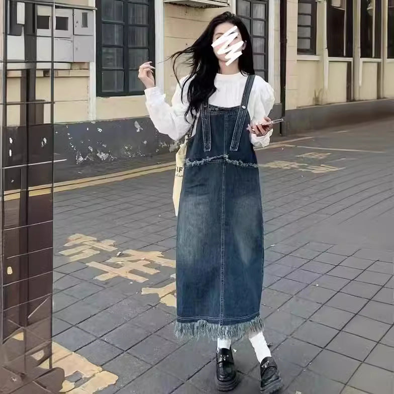 New SpringSummer Blue Denim Dress For Women