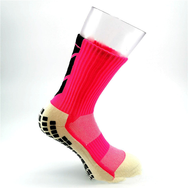 Men's Mid-tube Sports Non-slip Towel Bottom Thickened Socks