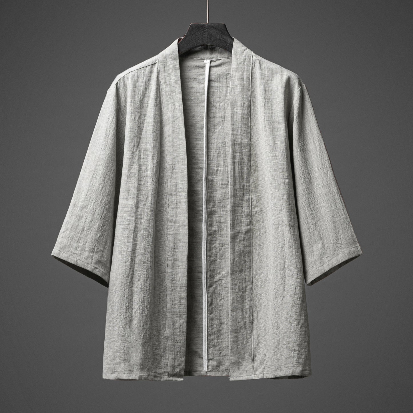 Loose Solid Color Three-quarter Sleeve Shirt