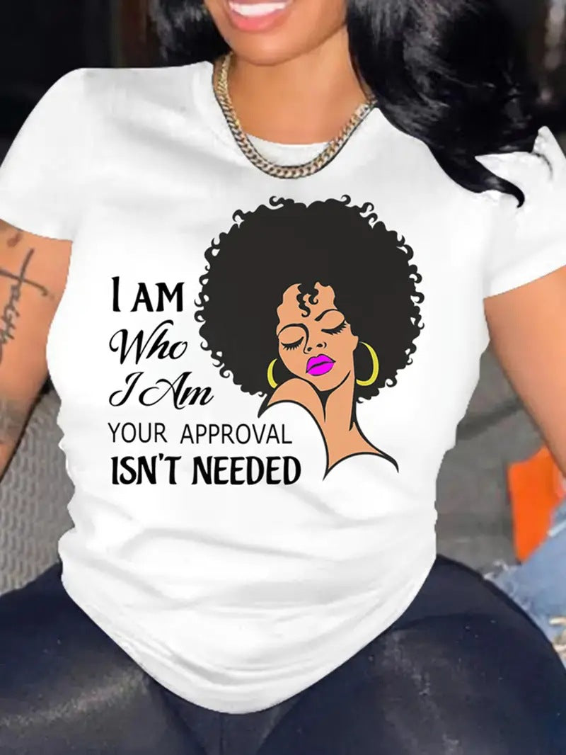 Printed Short-sleeved T-shirt Trendy