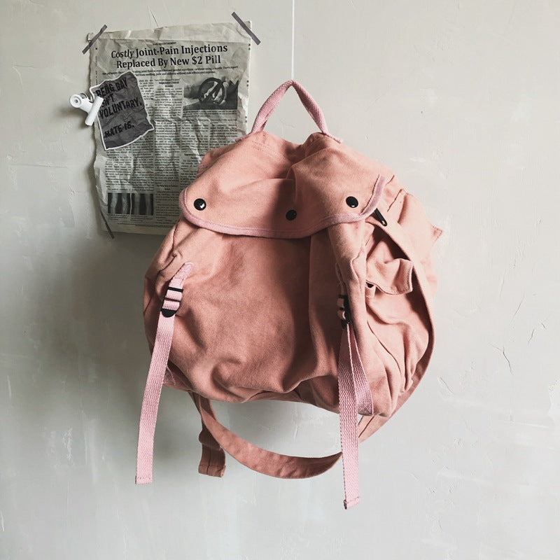 Kunstnerisk Youth Messenger Taske Skuldertaske Kvinders Plisserede Stil Koreansk Stil