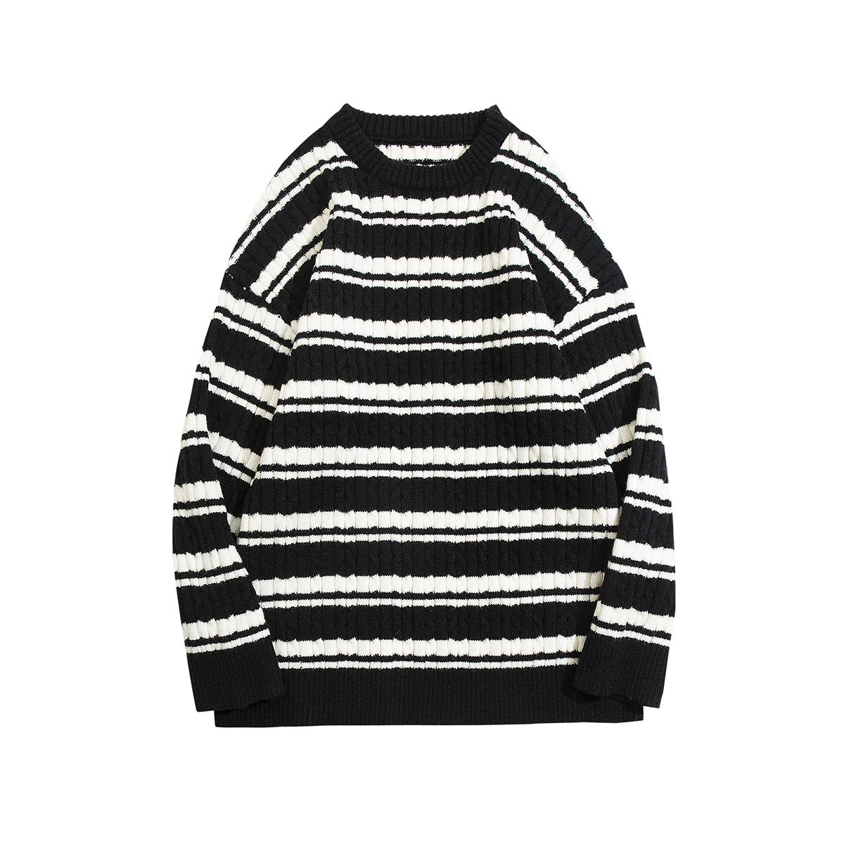Winter Retro Couple Sweater Round Neck