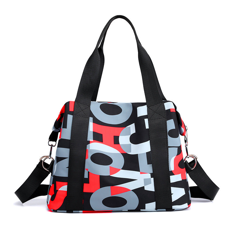 Women's Fashion Large Capacity Letter Shoulder Bag