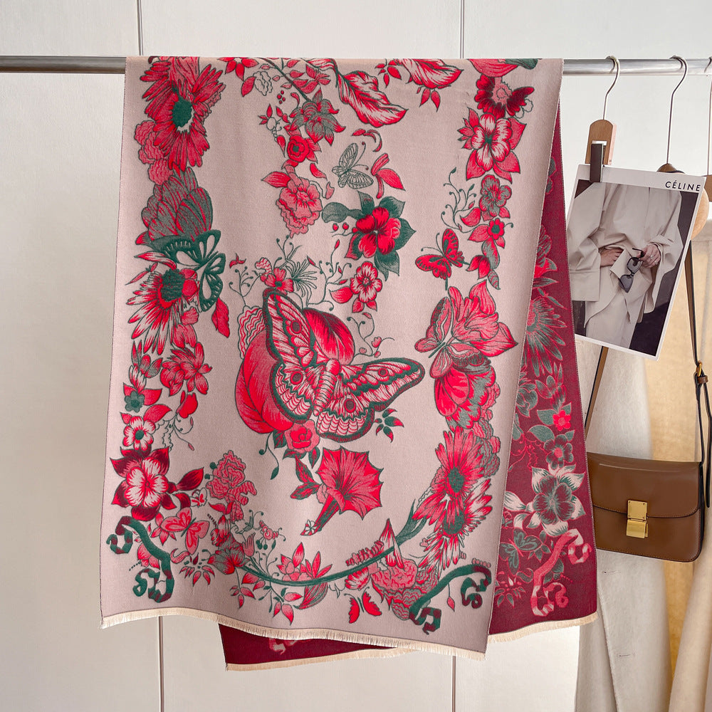 Women's Artificial Cashmere Scarf Autumn And Winter Thickening