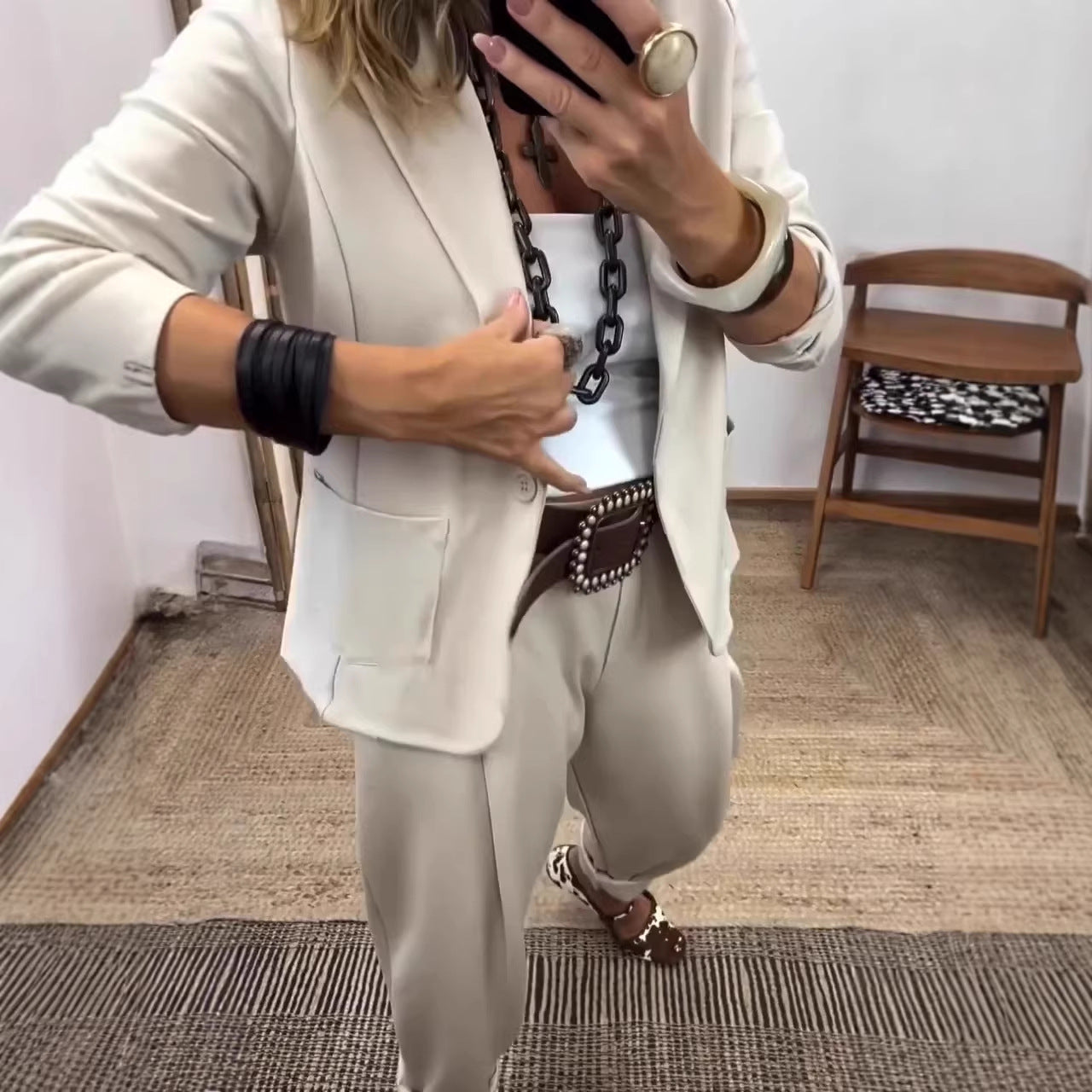 Women's Casual Commuting Suit Set