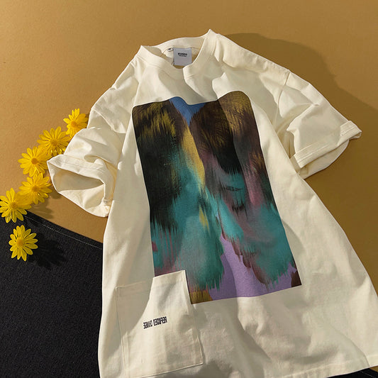 European And American Short-sleeved T-shirt Oversize Top