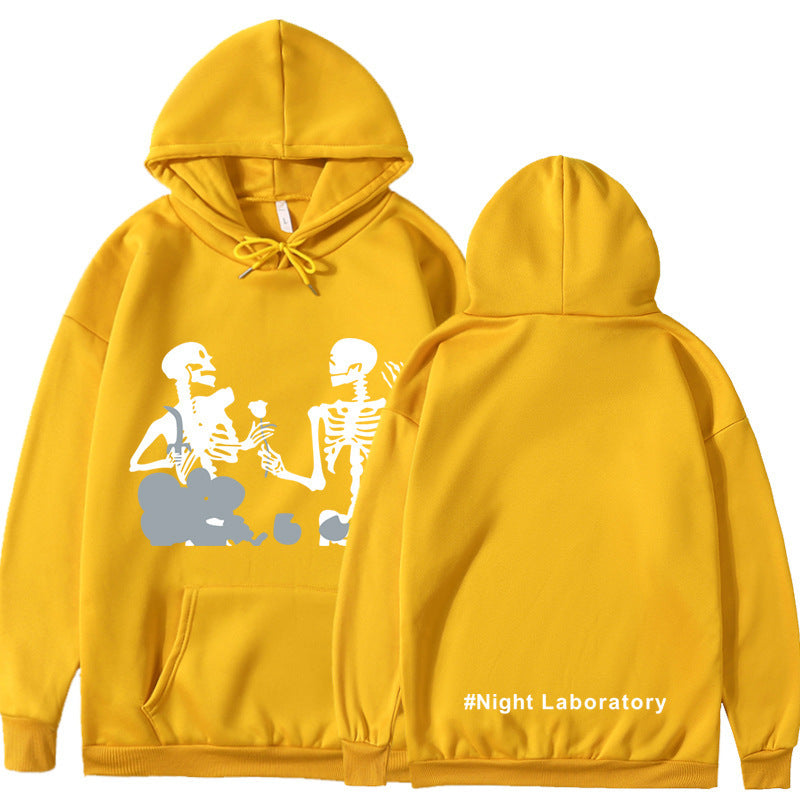 Night Laboratory Korean Style Versatile Personality Hoodie