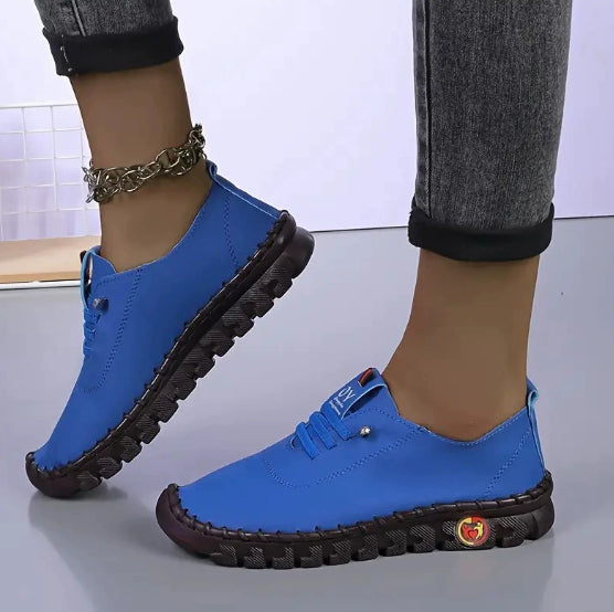 Women's Leather Handmade Beef Tendon Soft Sole Mother Shoes
