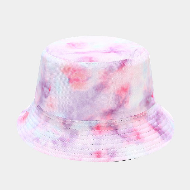 Summer Outdoor Tie-dyed Double-sided Sun Protection Hat