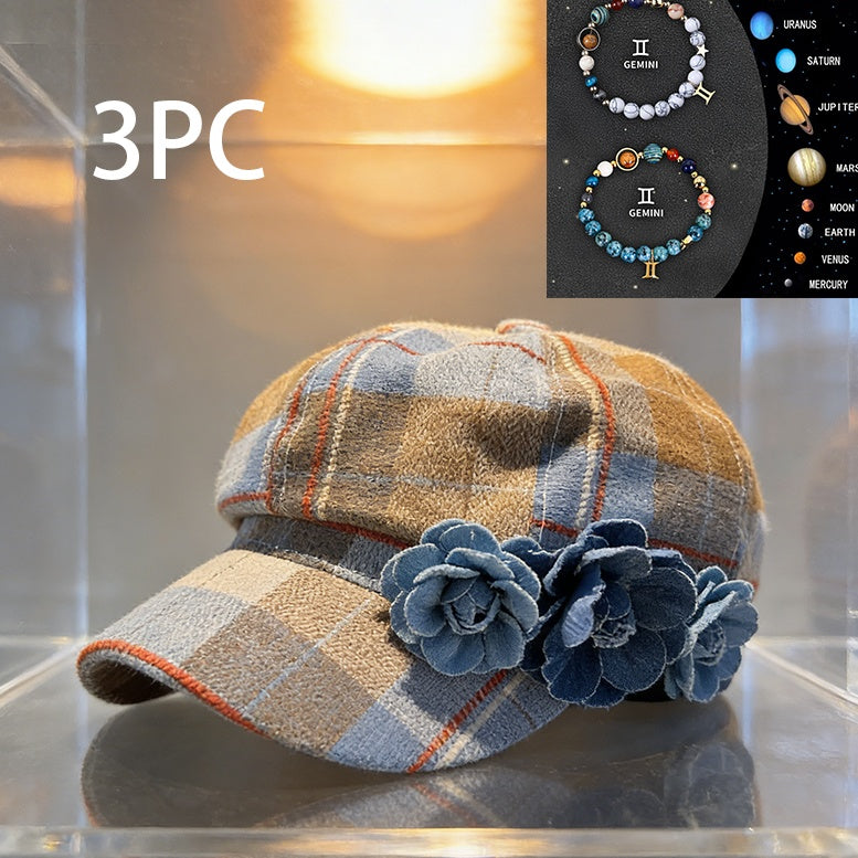 British-style Casual Painter Hat That Is Versatile And Can Show Off Your Face