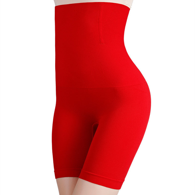 High Waist Seamless Belt Steel Rib Plus Size Boxer Sports Base Corset Shaping Pants