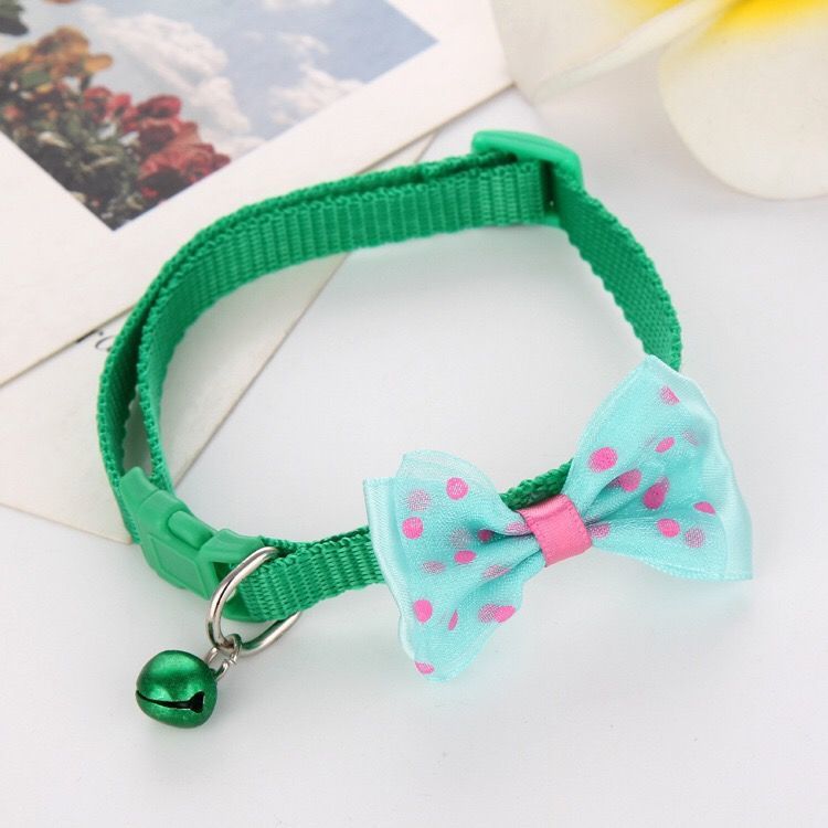 Pet Bow Bell Bell Collar