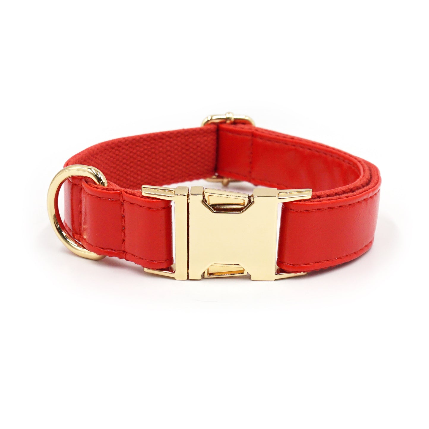 Simple Color Blocking Household Velvet Pet Collar