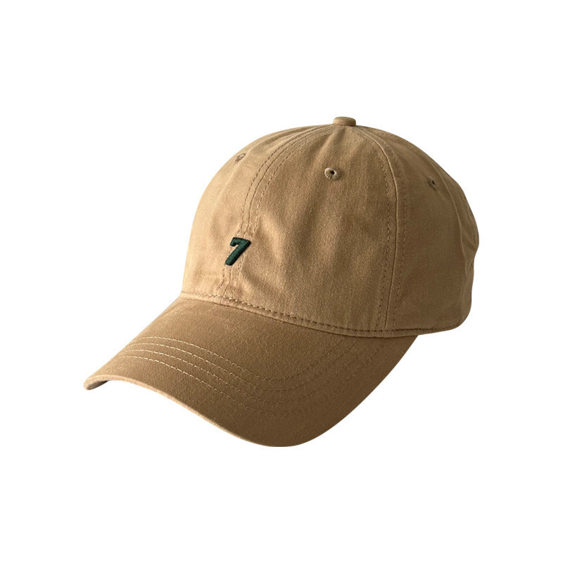 Trendy Digital 7 Embroidered Baseball Cap