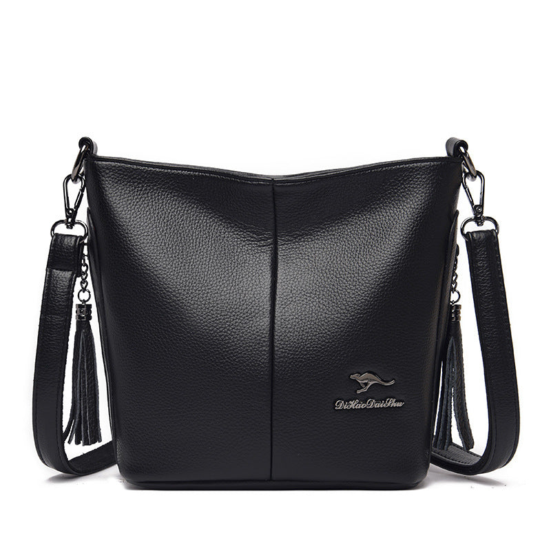 Women's Soft Leather Bag New Large Capacity