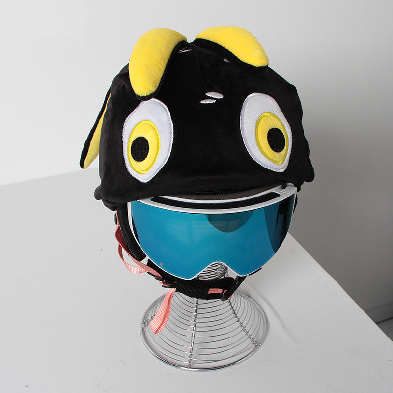 Ski Helmet Cover Plush Personality Cute Warmth