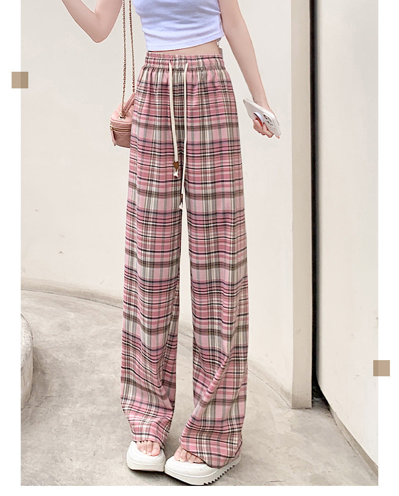 Retro Loose Drooping Straight Wide-leg Pants