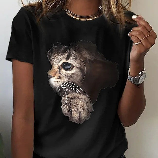 T-shirt Independent Station Shrimp Hot Sales In Europe And The United States Print