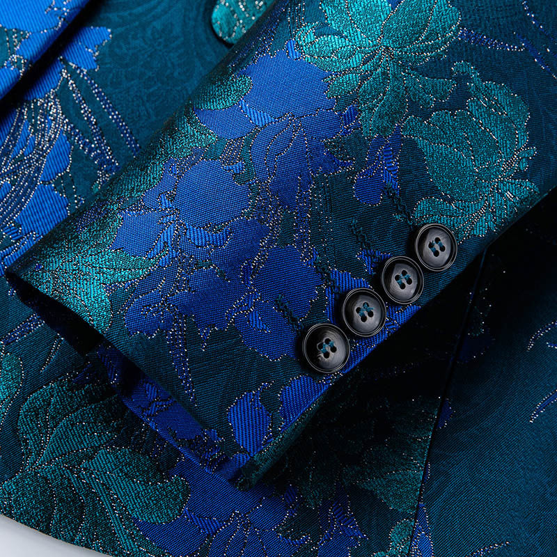 Jakkesæt til mænd, vært, toastmaster, bryllup, forlover, jacquard