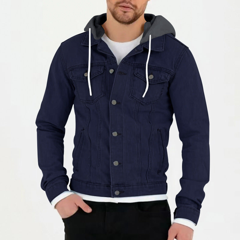 Windproof And Warm Hooded Casual Sports Jacket