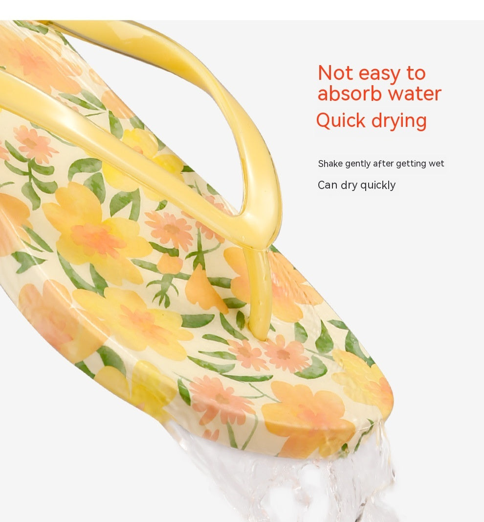 Flip Flops Non-slip Slippers For Outer Wear