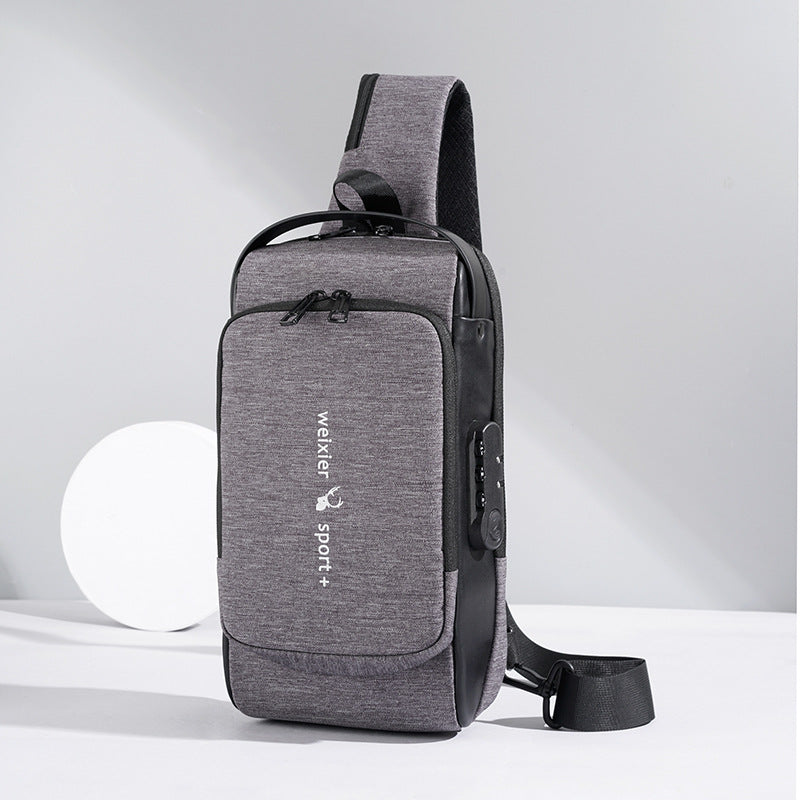 Men's Fashion Casual Large Capacity Shoulder Chest Bag