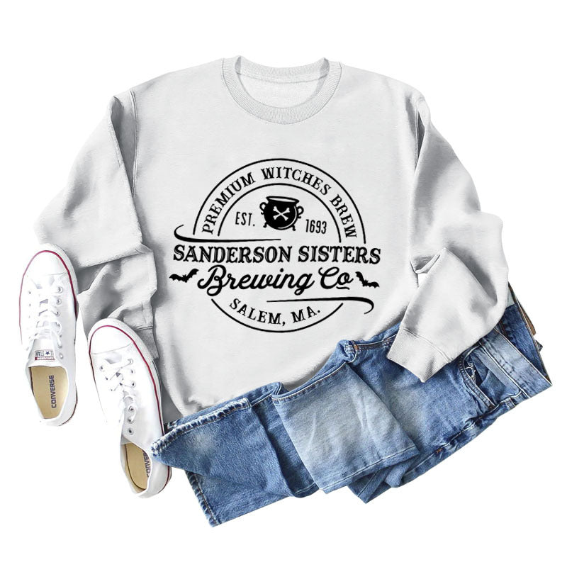 Alphabet Printed Autumn And Winter Bottomed Long Sleeve