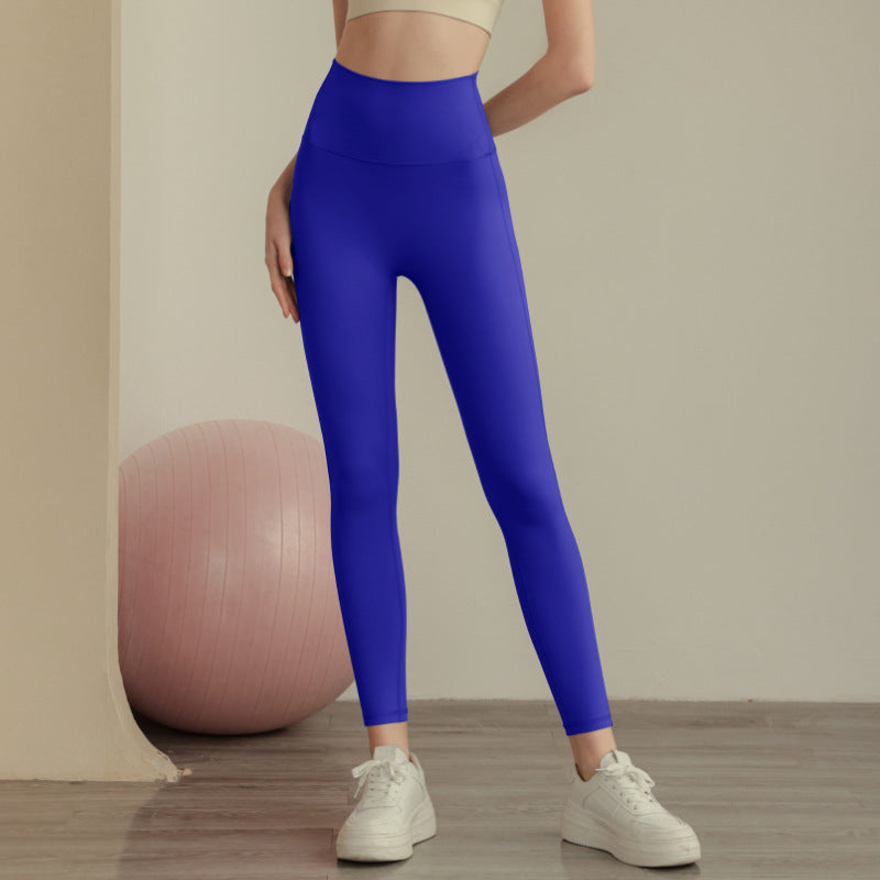 Womens High-waisted Workout Yoga Pants Quick-drying Leggings