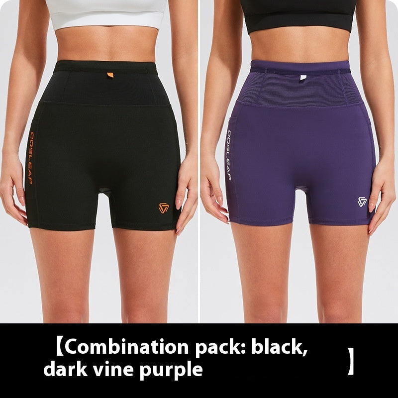 Women's Elastic Breathable Hip-lifting Fitness Shorts