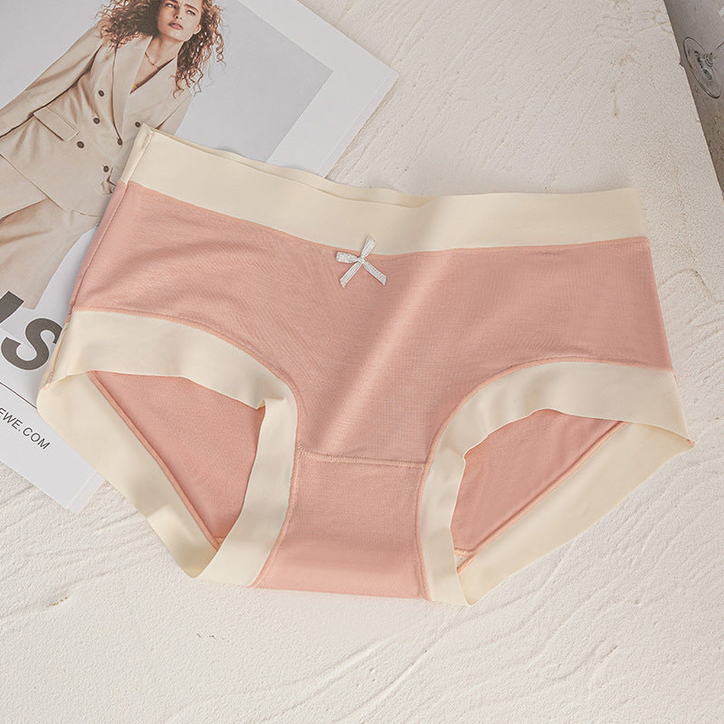 Skin-friendly Comfortable 7A Antibacterial Women's Underwear Silk Crotch