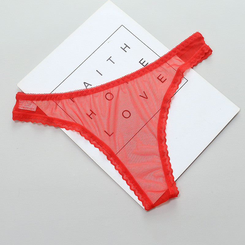Ladies Fashion Full Transparent Panties T-Line
