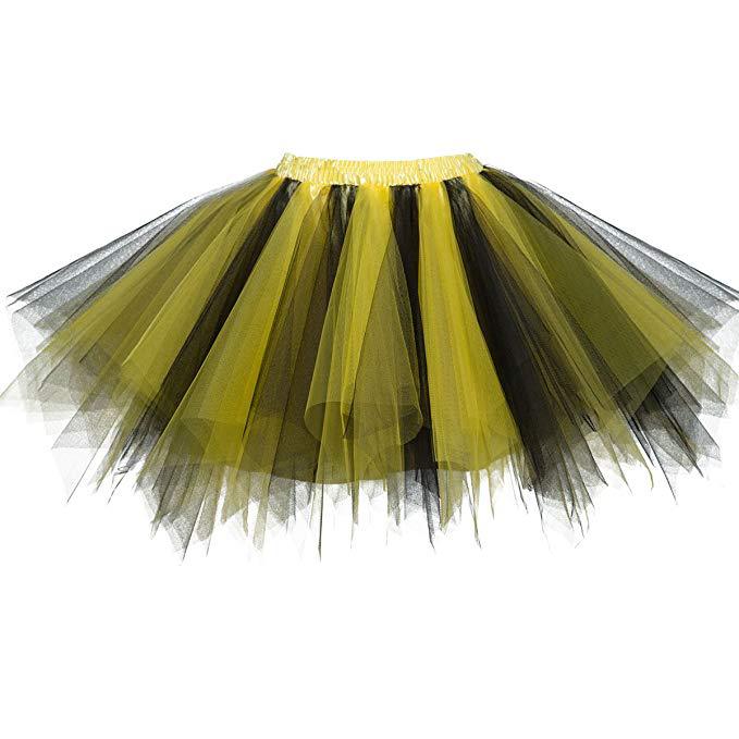Half-length Pettiskirt Perform Dance Party Tulle Skirt Crinoline