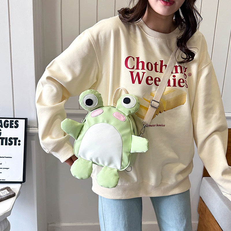 Cute Cute Cartoon Frog Backpack