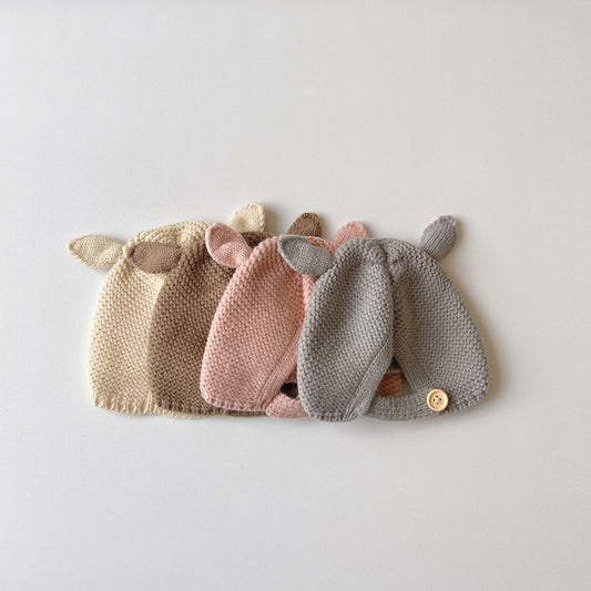 Rabbit Knitted Children's Ear Protection Hat