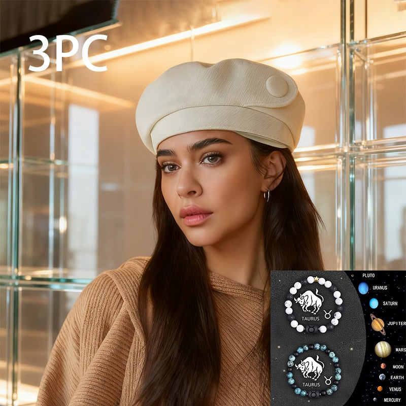 British-style Casual Painter Hat That Is Versatile And Can Show Off Your Face