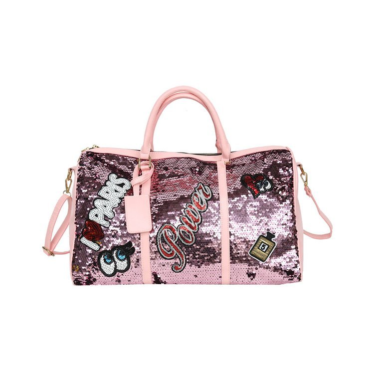 Fashion Sequin Letter Women's One Shoulder Diagonal Bag