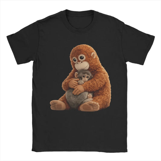 Sommer løstsiddende kortærmet T-shirt til mænd og kvinder med rund hals