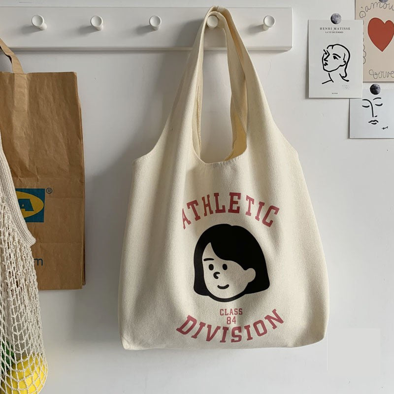 Japanese Simple And Versatile Literary Large Capacity Shoulder Bag